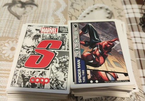 Lotto carte marvel heroes - 93,